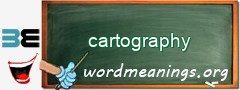 WordMeaning blackboard for cartography